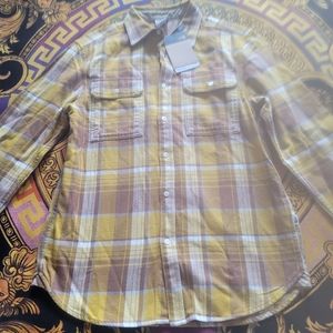 The North Face Yellow Flannel Shirt